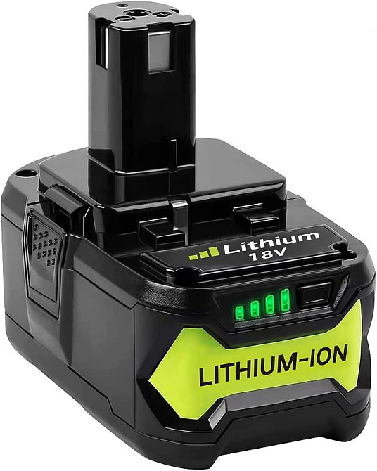 Аккумулятор BATTOOL для Ryobi ONE+ 18 В, 5,5 А·ч, 99 Вт·ч, Li-Ion, LED, совместим P102–P108, RB18L Киев - изображение 9