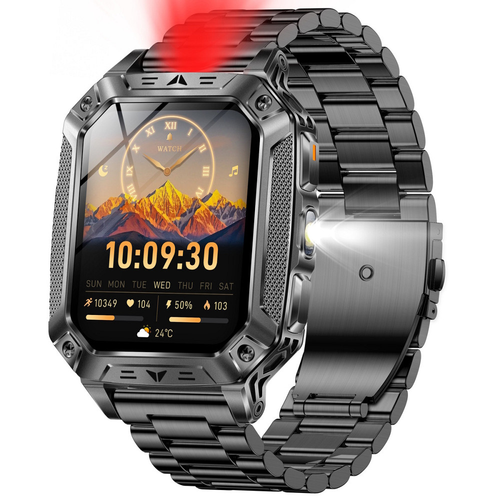 Розумний смарт-годинник Smart Formula K+ Steel (2 ремінці) Вінниця - фото 8
