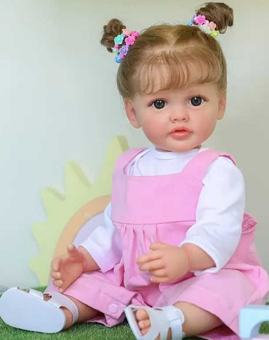 Реалістична Лялька Реборн 55 см Дівчинка Елла. Харків - фото 6