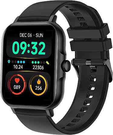 Смарт часы ASWEE KM13 PRO Black для мужчин и женщин с телефонными звонками. Экран 1,83 дюйма, совместимый с An Киев