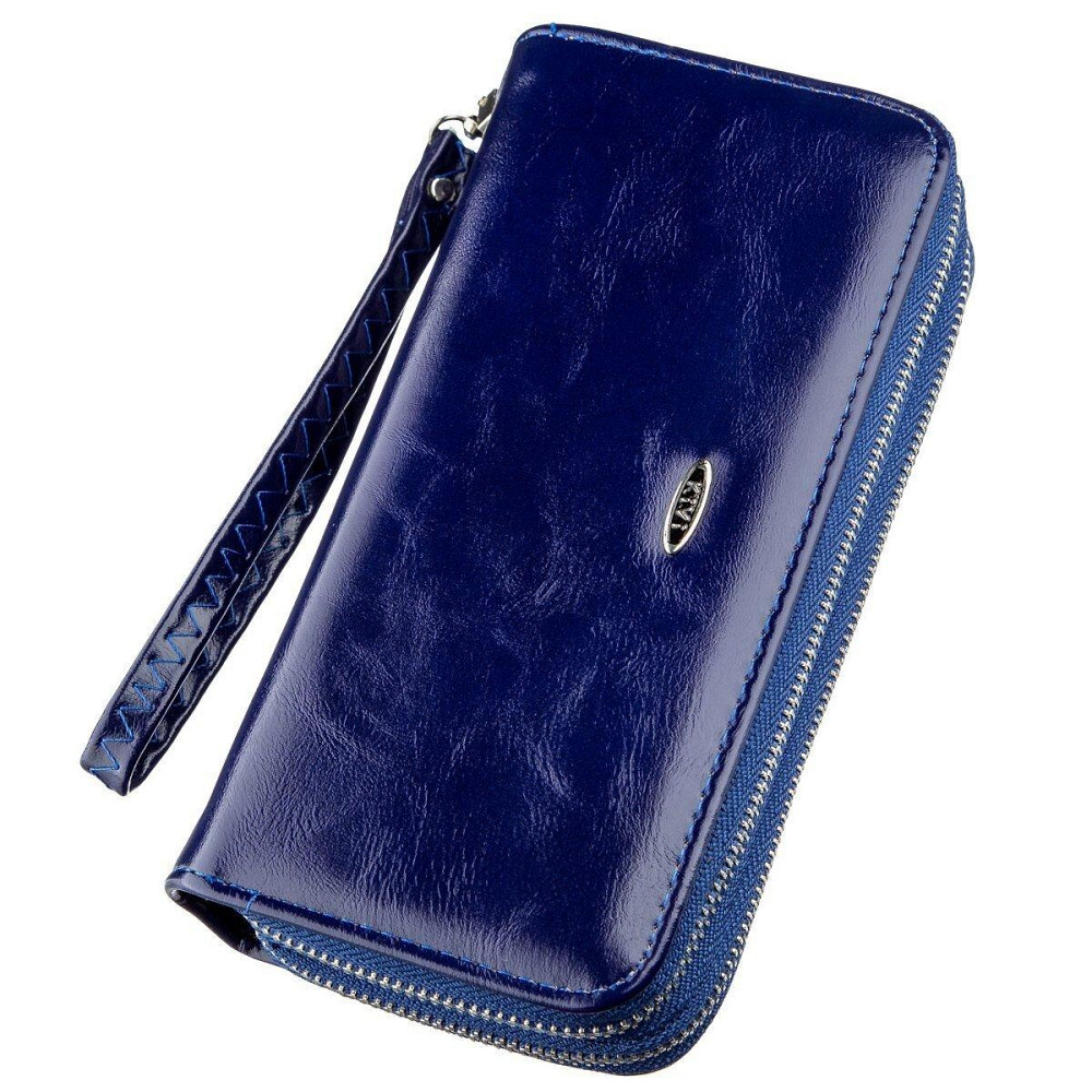 Гаманець жіночий з екокожі KIVI 19050 Синій Київ - фото 1