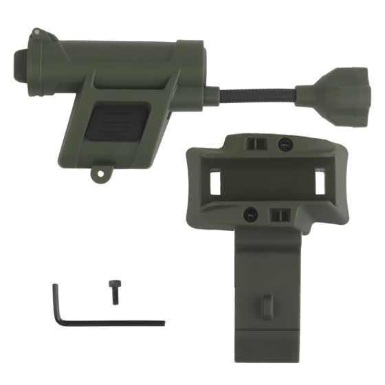 Фонарь тактический MPLS Charge 4.0 big size с креплением на шлем Оливковый Винница