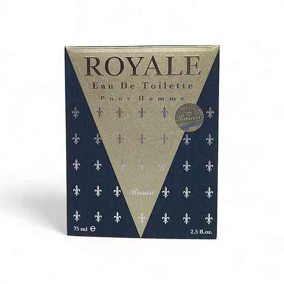 Мужская парфюмерная вода Rasasi Royale 75 мл — элегантный восточный аромат с пряными и древесными нотами Харьков