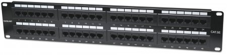 Патч-панель 19", 48xRJ45, UTP, Cat.5e, 2unit, Intellinet Винница - изображение 1
