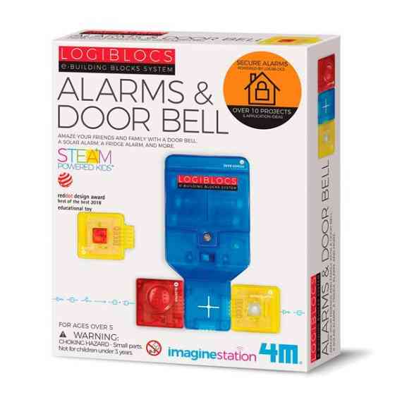 Електронний конструктор 4M Logiblocs Сигнальні пристрої 4 модулі 10 проектів (00-06807) Харків