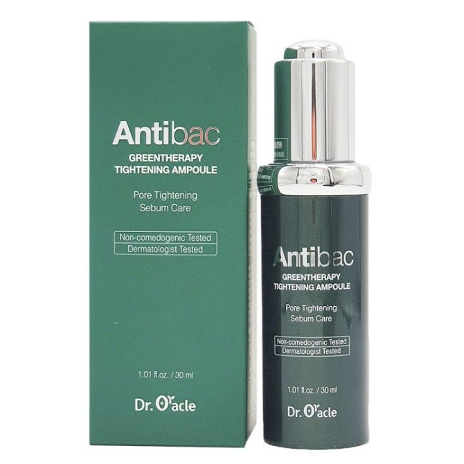 Заспокійлива сироватка для проблемної шкіри Antibac Green Therapy Tightening Ampoule Dr. Oracle 30 мл Вінниця - фото 2