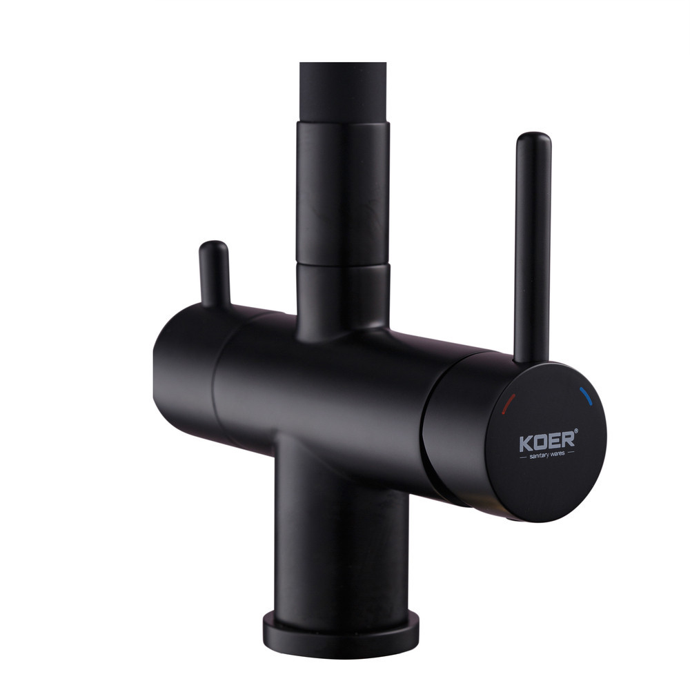 Кухонный смеситель KOER KB-72002-05 с силиконовым изливом и выходом для питьевой воды (KR3384) Харьков - изображение 5