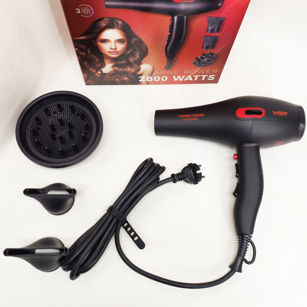 Фен с холодным воздухом для укладки, Классический фен для волос Фен-стайлер сушки волос OW-62 Львов - изображение 5