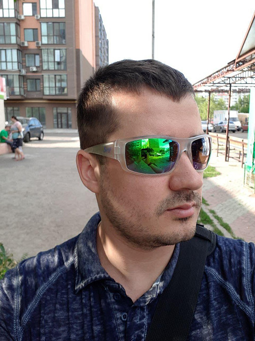 Окуляри захисні Swag Chill'n (G-Tech™ green), дзеркальні синьо-зелені Запоріжжя - фото 7