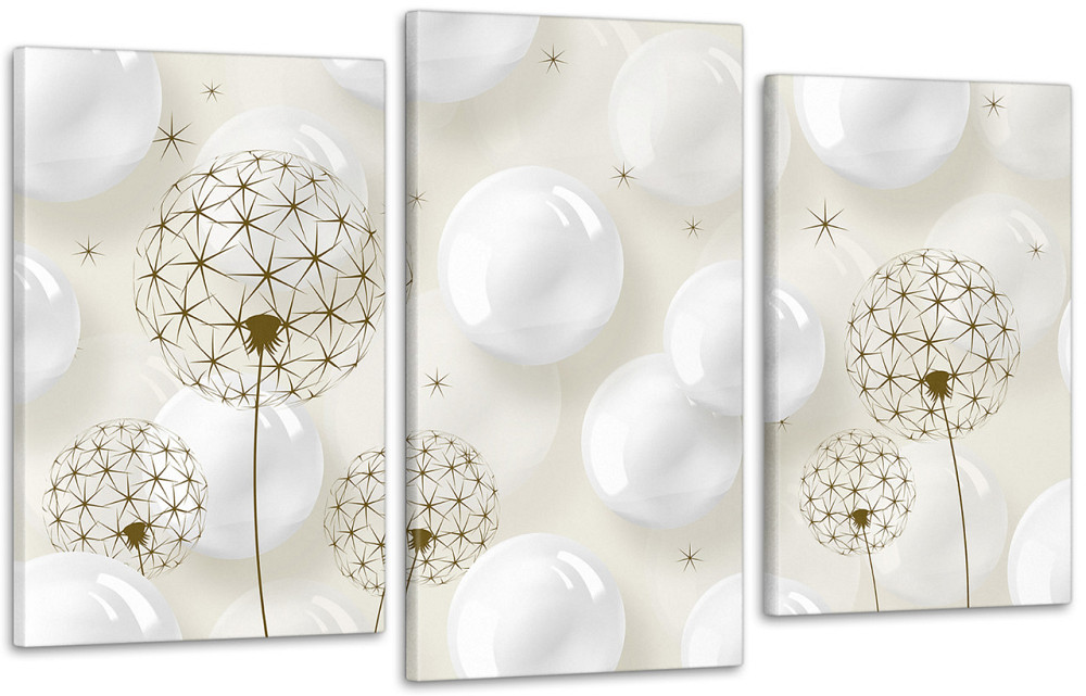 Модульная картина Цветы Абстракция Art-12_3 Киев - изображение 1