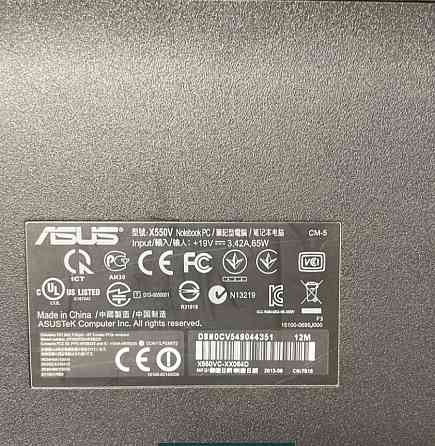 Ноутбук: ASUS z500v Intel Core i5. Пам'ять: 8.0 Гб Київ