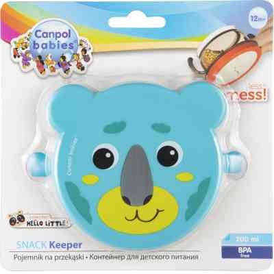 Контейнер для хранения продуктов Canpol babies Hello Little Бирюзовый 200 мл (51/008_tur) Винница