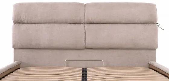 Кровать Двуспальная Edinburgh Comfort 160 х 200 см Rosto 13 С подъемным механизмом и нишей для белья Бежевый Киев