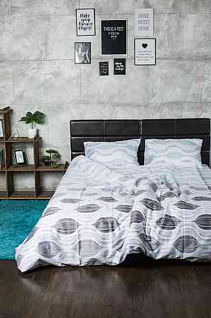Ecotton Комплект постільної білизни Ecotton полуторний 150х215 см Абстракція сірий Коломыя