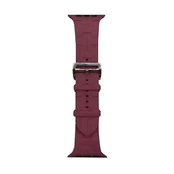 Ремінець для годинника Apple Watch Hermès 38/40/41mm 5.Wine Red Киев