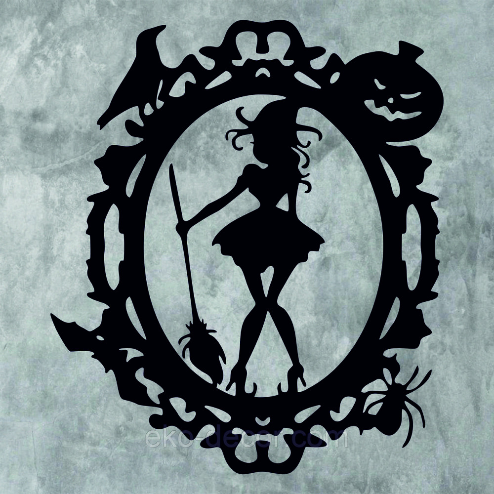 Декоративное настенное Панно «Ведьма с веником», Декор на стену Киев - изображение 10