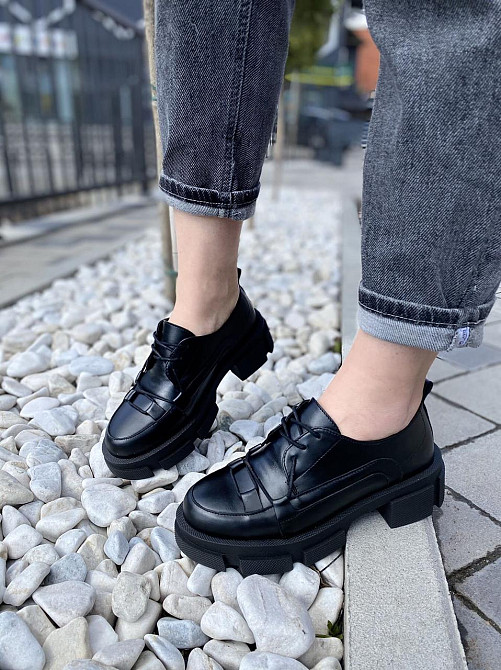 M.KRAFT Туфлі жіночі M.KRAFT T-74 чорні (весна-осінь, шкіра натуральна) (4381) 36р.39р.40р. Коломыя - изображение 3