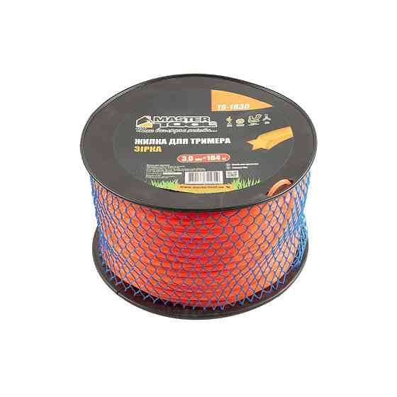 Жилка для тримера MASTERTOOL ЗІРКА 3,00 мм 164 м котушка 19-1830 Коломыя