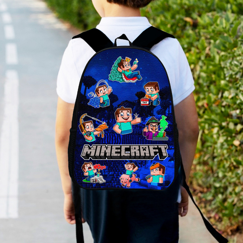 Рюкзак дитячий майнкрафт "Minecraft" 34х27см, міський ранець для хлопчика з принтом (00184) Київ - фото 1
