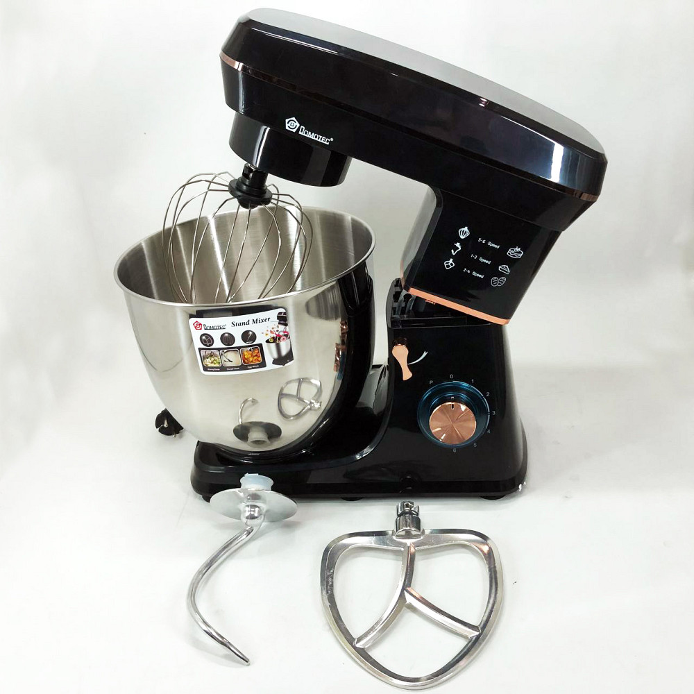 Миксер для взбивания кремов Domotec R 6673 12 л, Миксер с железной чашей, Тестомес с большой чашей PK-53 Львов - изображение 2