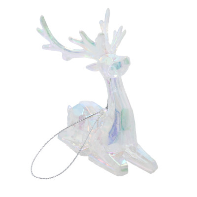 Прикраса декоративна Chomik Олень, пластик, перламутр, 8х9 см (5900779895881) Вінниця - фото 2