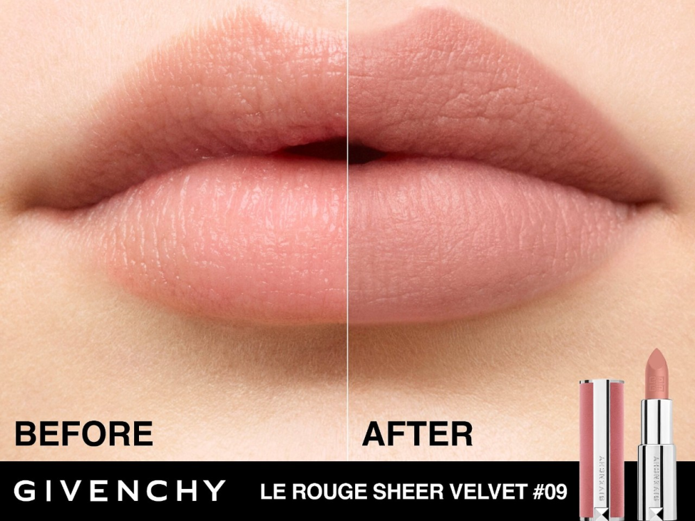 Помада для губ Givenchy (Живанші) Le Rouge Sheer Velvet 09 Beige Sable Слов'янськ - фото 2
