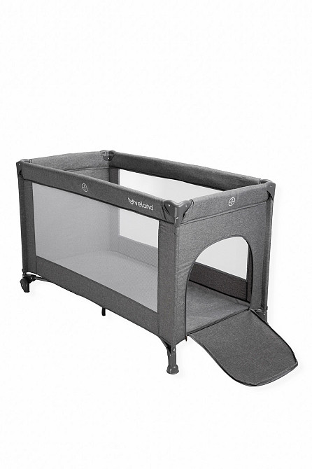 Ліжко-манеж дитяче VELANO Flexi, grey Київ - фото 3