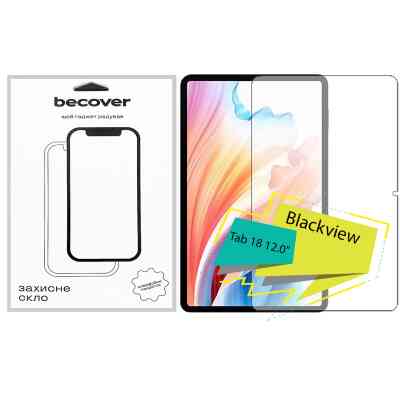 Стекло защитное BeCover Blackview Tab 18 12.0" (713039) Винница