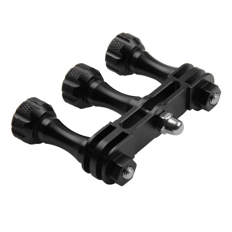 Кронштейн алюмінієвий Puluz для двох камер / аксесуарів (PU175B) Київ - фото 7