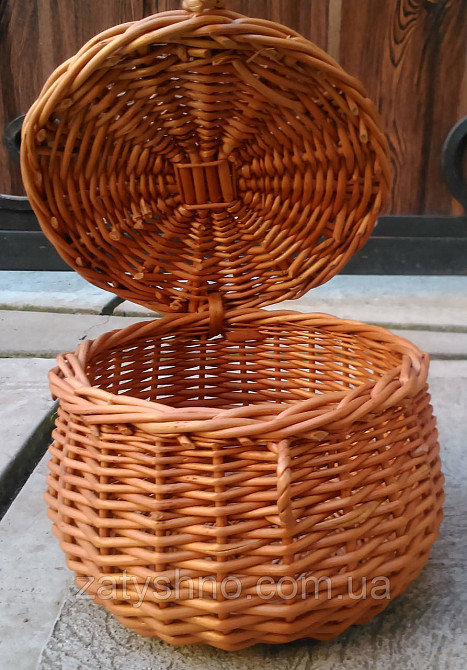 Шкатулка плетеная из лозы Киев - изображение 4