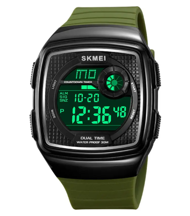 Часы мужские наручные спортивные Skmei 2208 (Зеленый) Киев