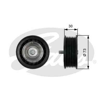 Ролик натягувача ременя Gates T36435 Вінниця