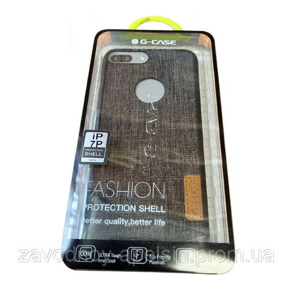 IPhone 7 8 Plus чехол G-Case Textiles Dark series (джинс) Одесса - изображение 2