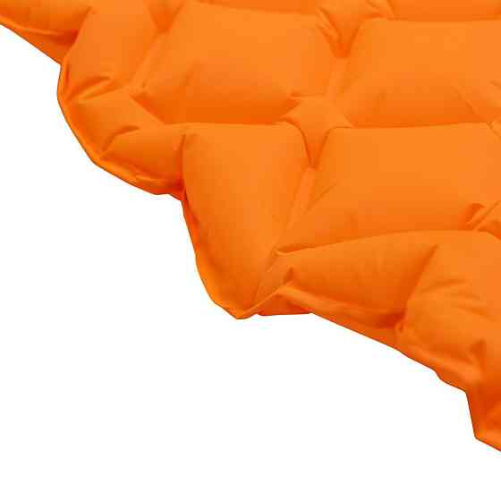 Надувний туристичний матрас для палатки 190x55 см, оранжевий Київ