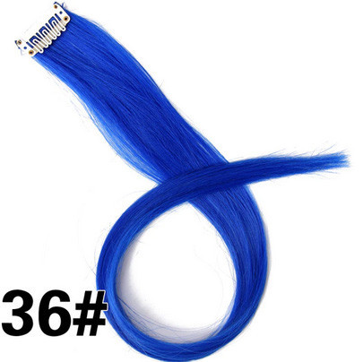 Прядь цветная конеколон синяя 50 см Киев - изображение 1