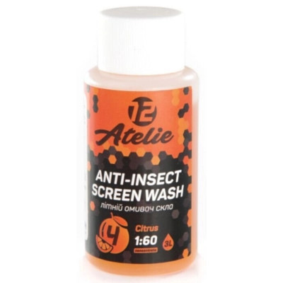 Омивач автомобільний 12 Atelie коцентрат з ароматом Цитрус 50 мл (951903) Вінниця - фото 1