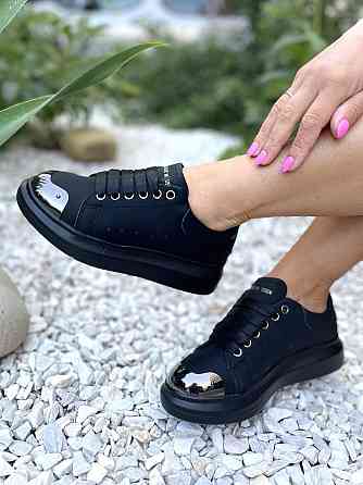 Veagia Кроссовки женские VEAGIA черные эко-шкіра 36р.-22.5см.( -1) Коломыя