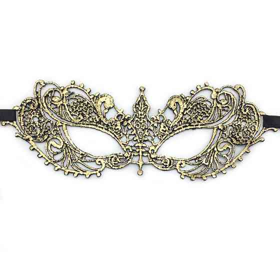 Маска для вечірок one size золотистий Київ
