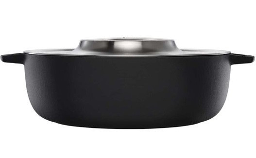 Чавунна Каструля з кришкою для гриля діаметром 22 см Fiskars (1066430) Нержавіюча сталь Нововолинськ - фото 2