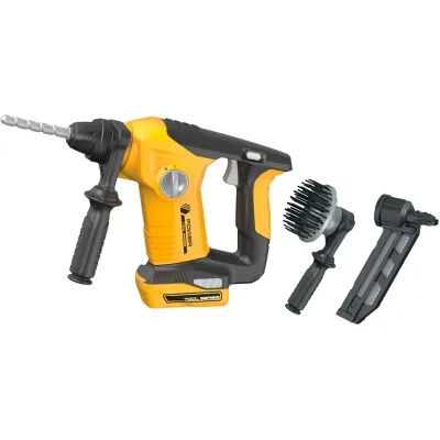 Игровой набор Otamanko 3 в 1: дрель, перфоратор, щетка желтая (T023) Винница