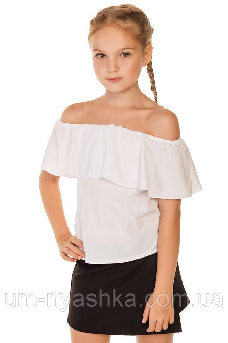 Школьная блузка короткий рукав р.134-146 Кривой Рог - изображение 8