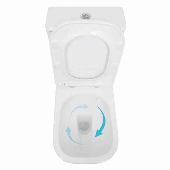 Унитаз напольный Qtap Stork Ultra Quiet 630×350×805 мм с сиденьем Soft-close, White QTSTO27W49260 Киев