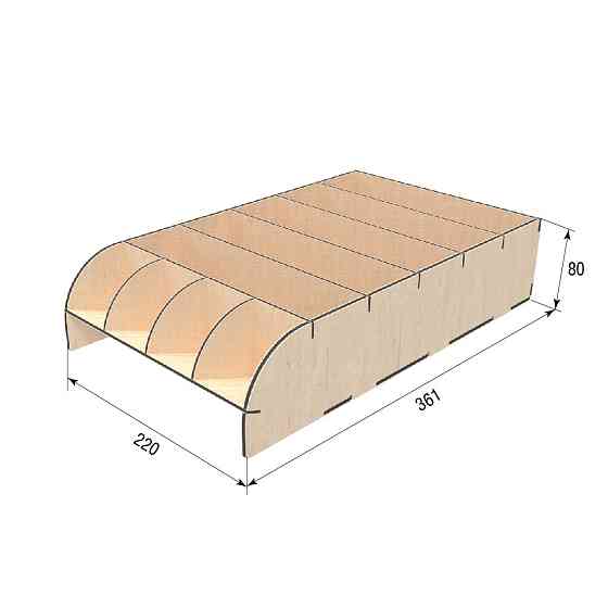Ящик для денег EKOSTAR 361х220х80 5 ячеек Киев