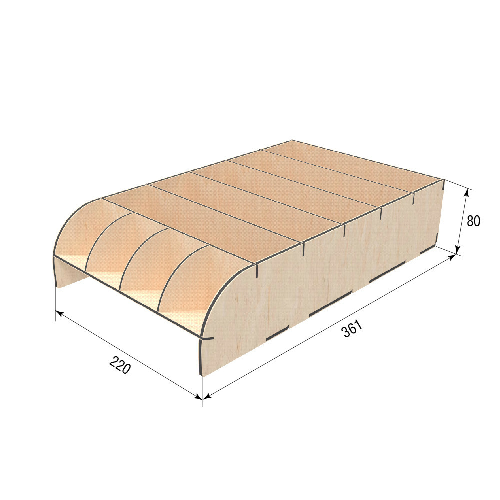 Скринька для грошей EKOSTAR 361х220х80 5 комірок Київ - фото 3
