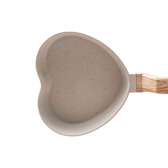Бежева сковородка для омлетів 16x13 см з антипригарним покриттям Київ