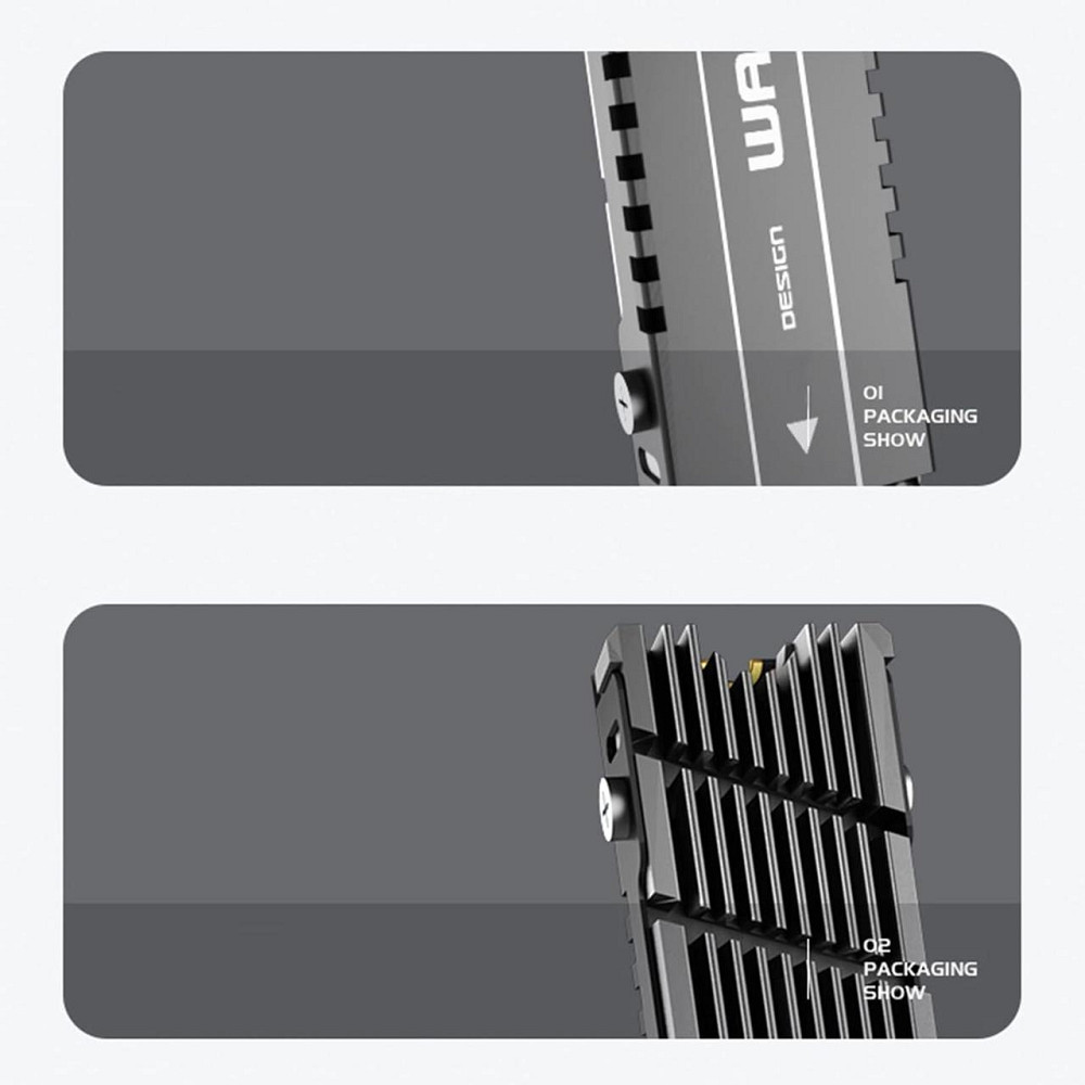 Радиатор для SSD M.2 2280 с термопрокладками Jeyi iCold-2 Киев - изображение 4