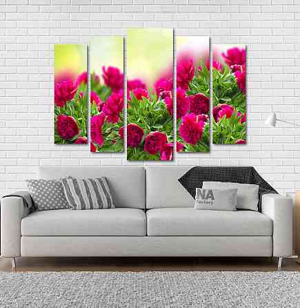 Модульна картина Квіти Піони Art-221_5 Київ