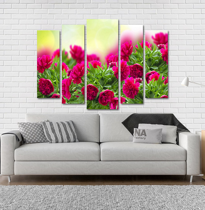 Модульна картина Квіти Піони Art-221_5 Київ - фото 2