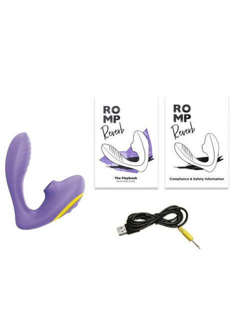 Вибратор двойной стимуляции ROMP REVERB, сиреневый Sex Aura Киев - изображение 6