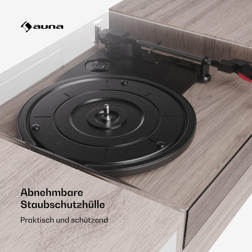 Вініловий програвач аудіосистема в стилі ретро Auna TT-Play 2x10W BT RCA-Out з Німеччини Дніпро - фото 7